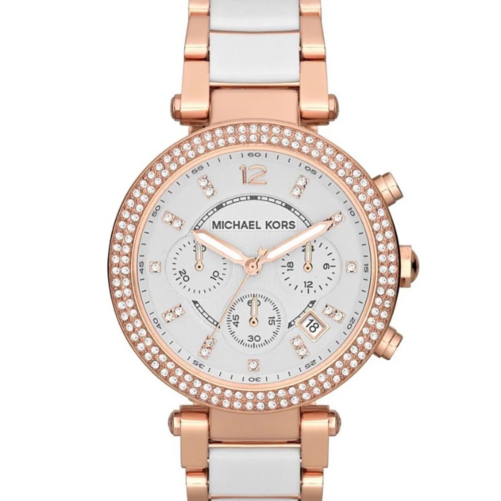 Parker Chrono Two-Tone Stainless Steel Glitz Watch